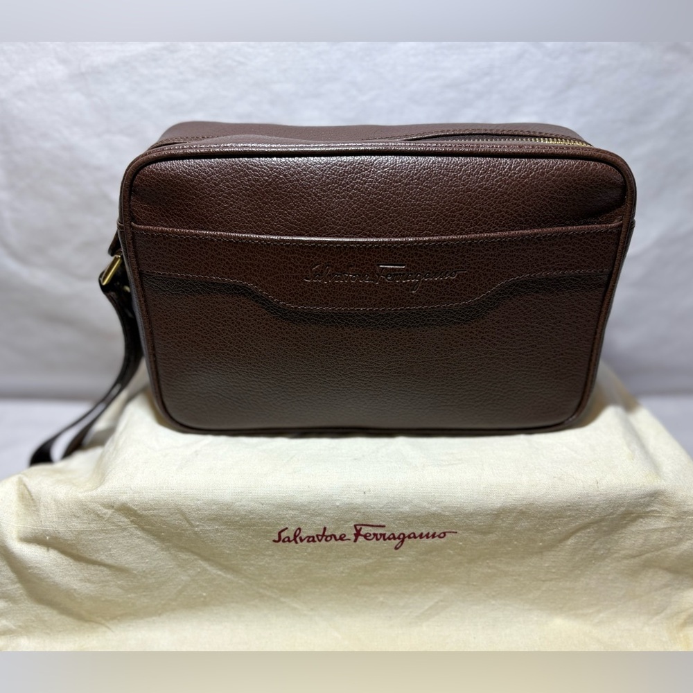 Salvatore Ferragamo Vintage Leather Clutch
